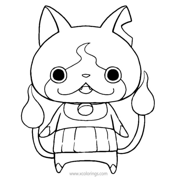 Yo-Kai Watch Character Wazzat Coloring Pages - XColorings.com