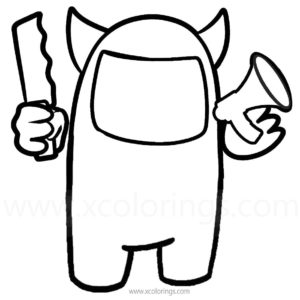 Among Us Coloring Pages Mini Crewmate - XColorings.com