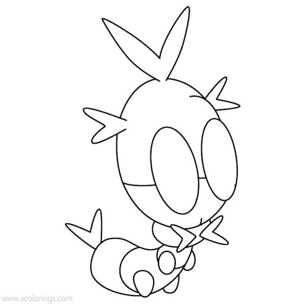 printable blipbug coloring pages pokemon