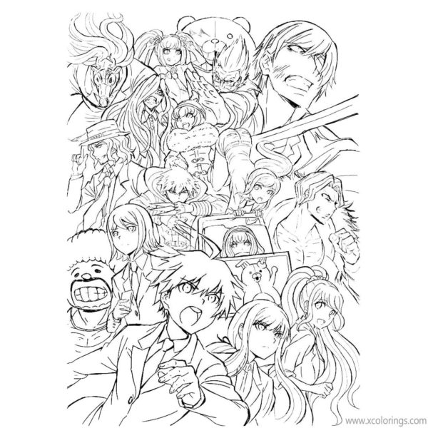 Danganronpa Coloring Pages Kaede Akamatsu - XColorings.com