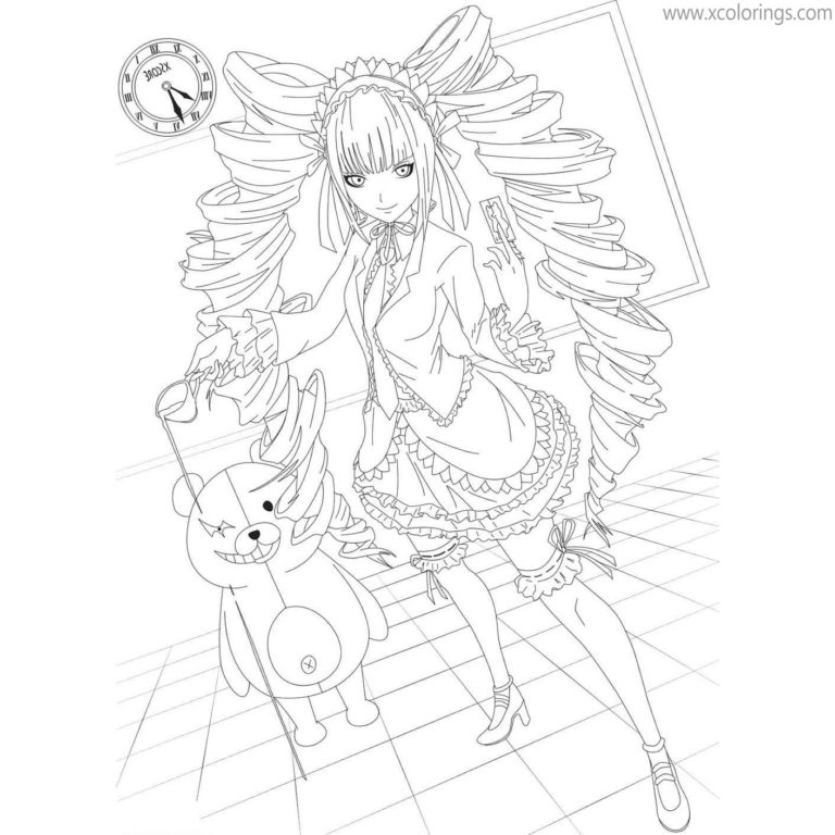 Danganronpa Kokichi Oma Coloring Pages - XColorings.com