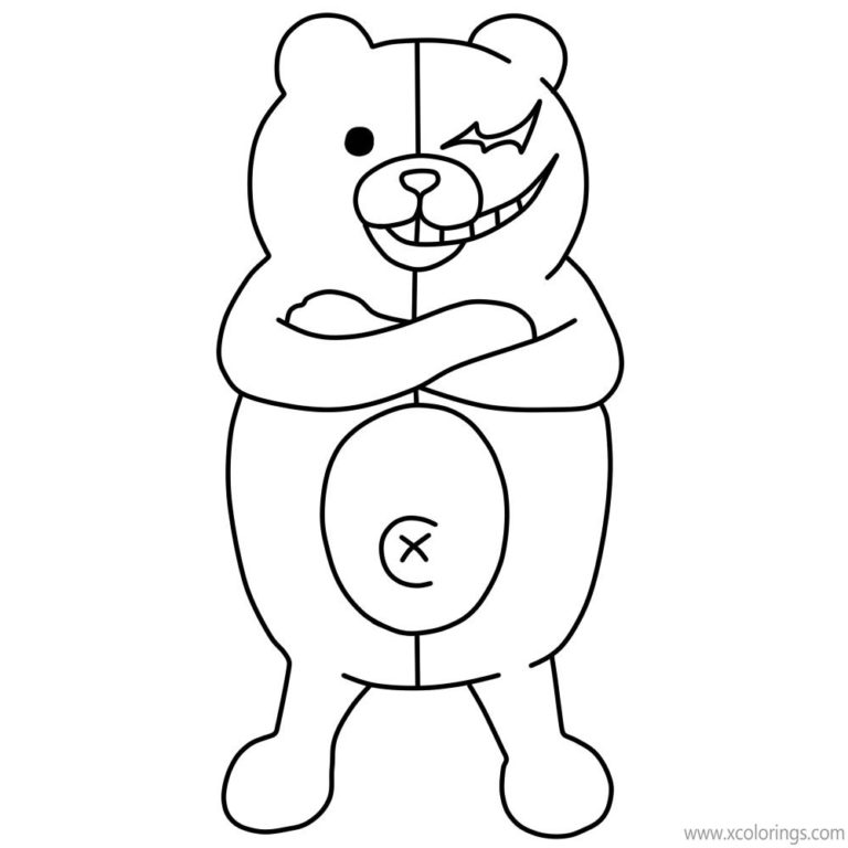 Danganronpa Coloring Pages Human Monomi - XColorings.com