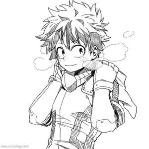 Chibi Deku and Bakugo Coloring Pages - XColorings.com