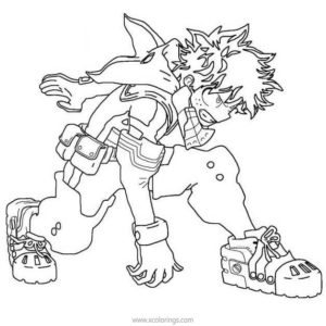 Bakugo And Deku Coloring Pages