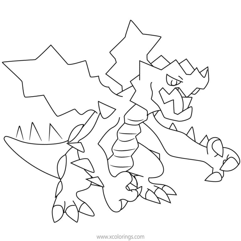 eiscue coloring page template pokemon