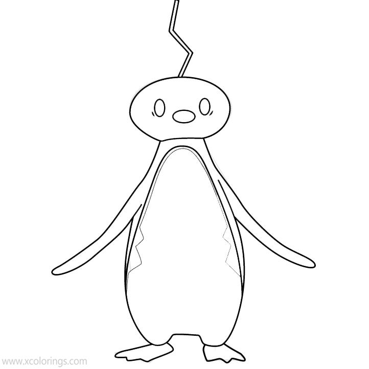 Eiscue - Noice Face Pokemon Coloring Pages - XColorings.com