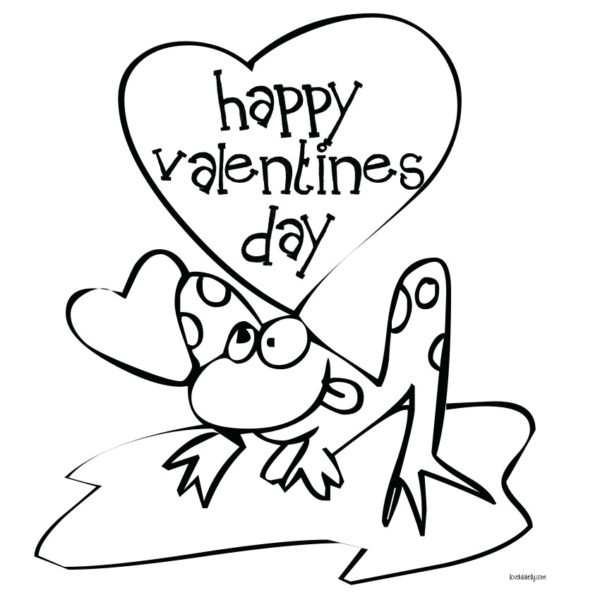 Animal Valentines Coloring Pages Elephant - XColorings.com