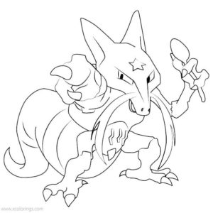 Galarian Farfetch'd Pokemon Coloring Pages - Xcolorings.com