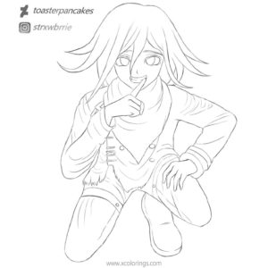 Danganronpa Coloring Pages Kaede Akamatsu - XColorings.com