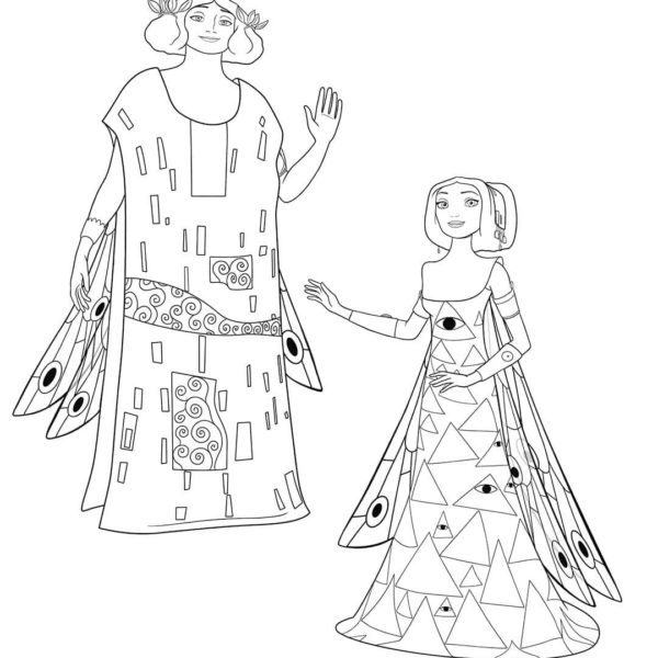 Mia And Me Coloring Pages Yuko Outline - XColorings.com