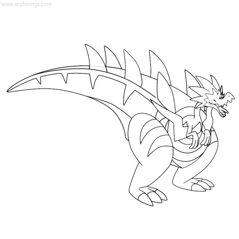 Toxtricity - Amped Form Pokemon Coloring Pages - XColorings.com