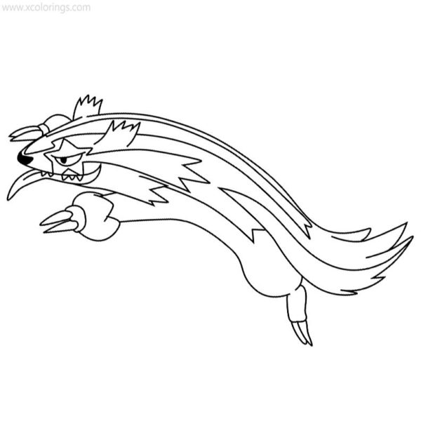 Pokemon Rillaboom Coloring Pages Xcolorings Com