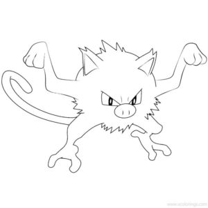 Thievul Pokemon Coloring Pages - XColorings.com