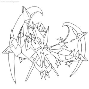 Indeedee Pokemon Coloring Pages - XColorings.com