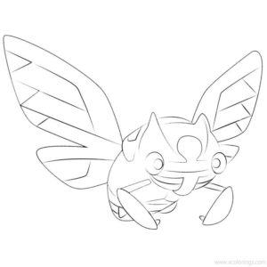 snom coloring page template pokemon ready for download