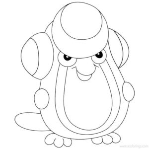 palpitoad coloring page template pokemon