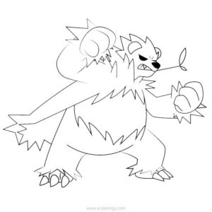 Boltund Pokemon Coloring Pages - XColorings.com