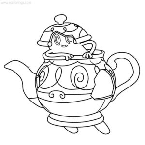 Pokemon Applin Coloring Pages - XColorings.com