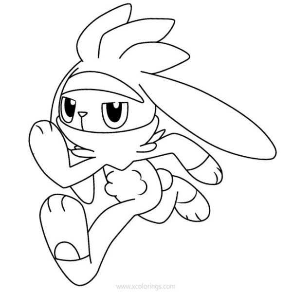 Pokemon Rillaboom Coloring Pages - XColorings.com