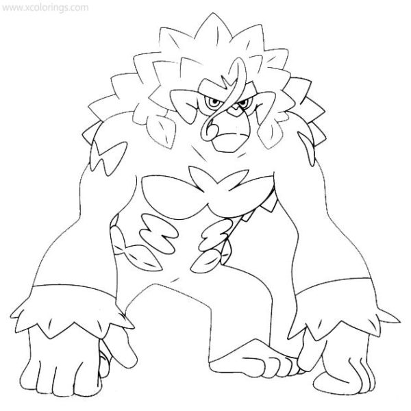 Gigantamax Meowth Pokemon Coloring Pages - XColorings.com