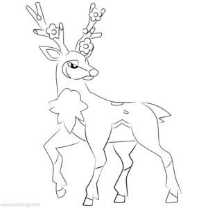 Inteleon Pokemon Coloring Pages - XColorings.com