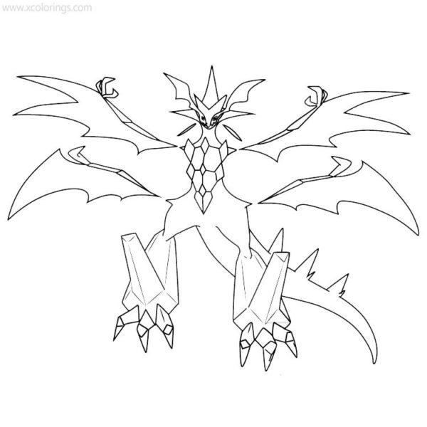 Zeraora Pokemon Coloring Pages - XColorings.com