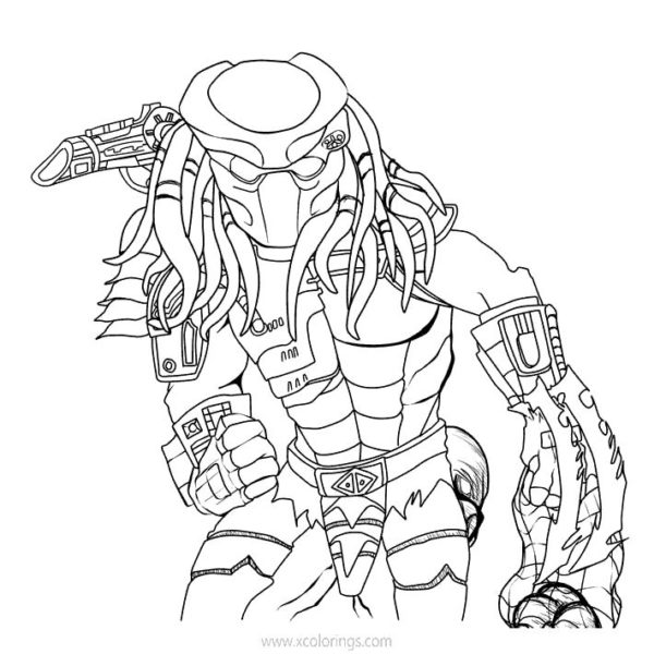 Predator Coloring Pages - XColorings.com