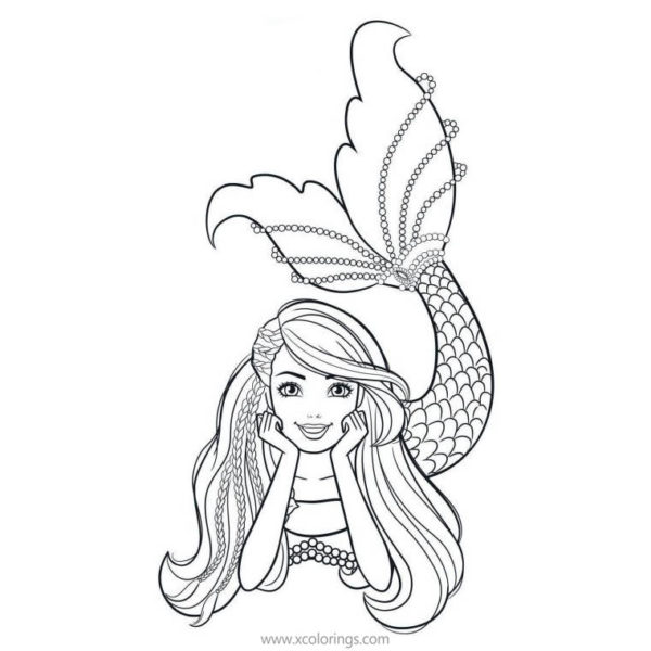 Barbie Mermaid Coloring Pages Evil Queen - XColorings.com