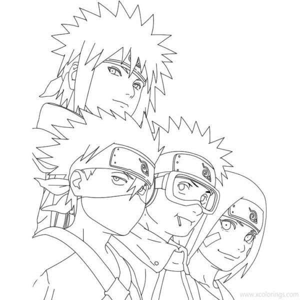 Sasuke and Naruto Coloring Pages - XColorings.com