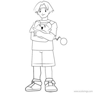 Thwackey Pokemon Coloring Pages - XColorings.com