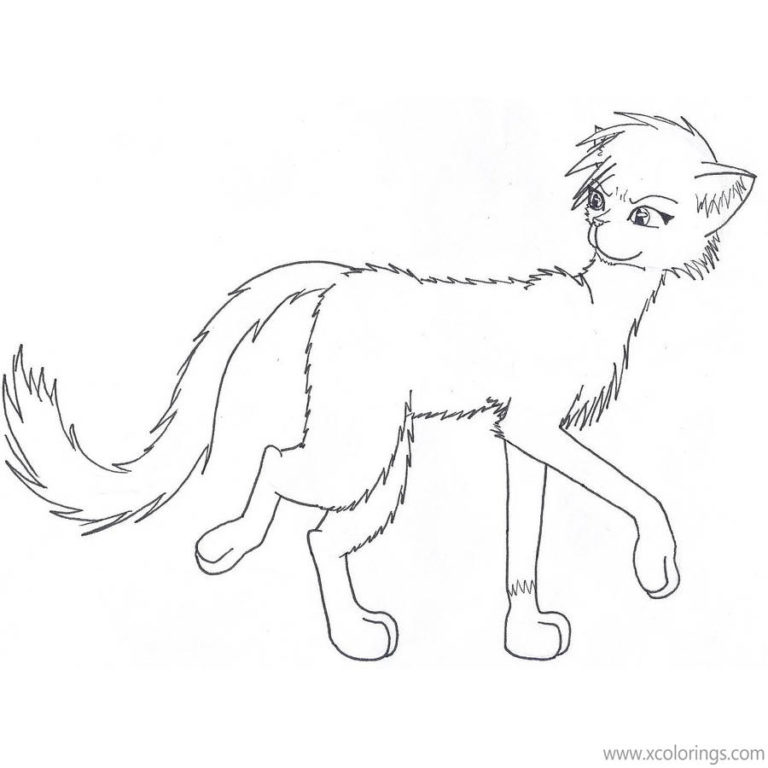 Warrior Cats Fighting Coloring Pages - XColorings.com