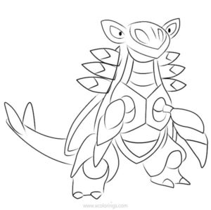 Milotic Pokemon Coloring Pages - XColorings.com