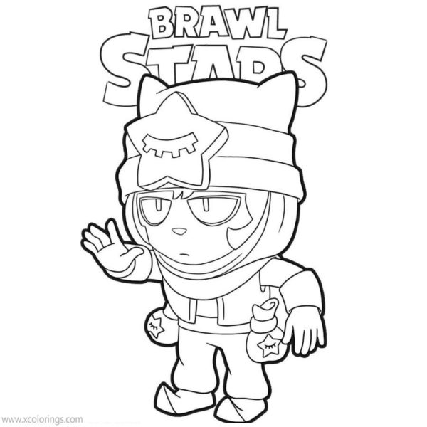 Sandy Brawl Stars Coloring Pages - XColorings.com