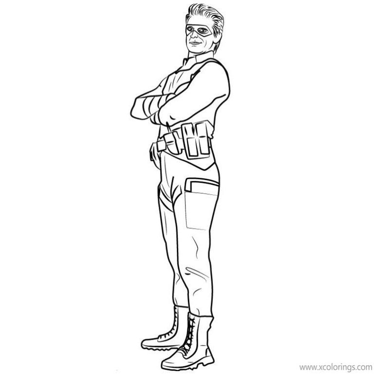 Henry Danger Coloring Pages Scared Henry Hart and Captain Man ...