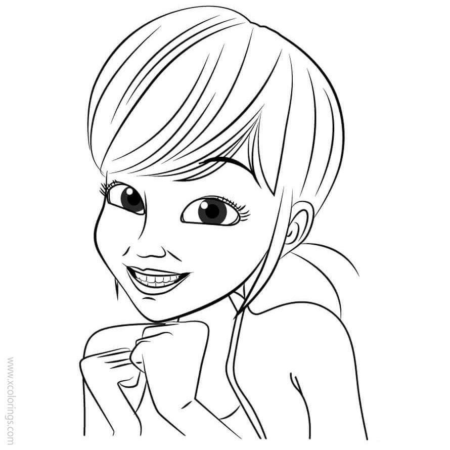 Adrien Agreste From Miraculous Ladybug Coloring Pages - Xcolorings.com