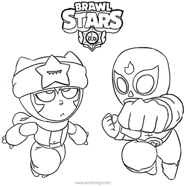 El Primo Brawl Stars Coloring Pages Free to Print - XColorings.com