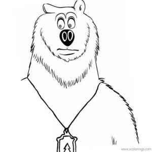 Grizzy and the Lemmings Coloring Pages Grizzy the Bear - XColorings.com