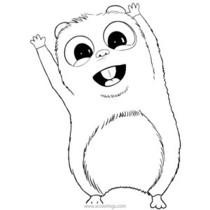 Grizzy and the Lemmings Coloring Pages Bear and Three Lemmings ...