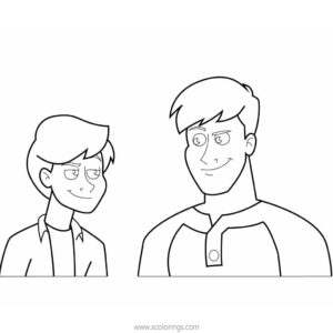 Henry Danger Coloring Pages Captain Man - XColorings.com