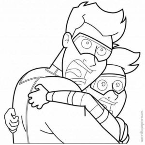 Henry Danger Coloring Pages Outline - XColorings.com