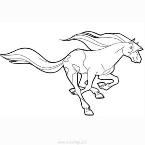 Horseland Coloring Pages Calypso - XColorings.com