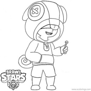 Brawl Stars Shark Leon Coloring Pages - XColorings.com