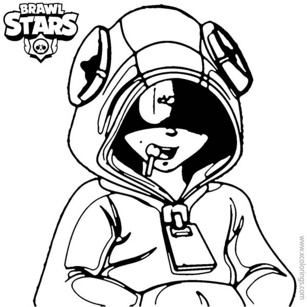 Brawl Stars Werewolf Leon Coloring Pages - XColorings.com