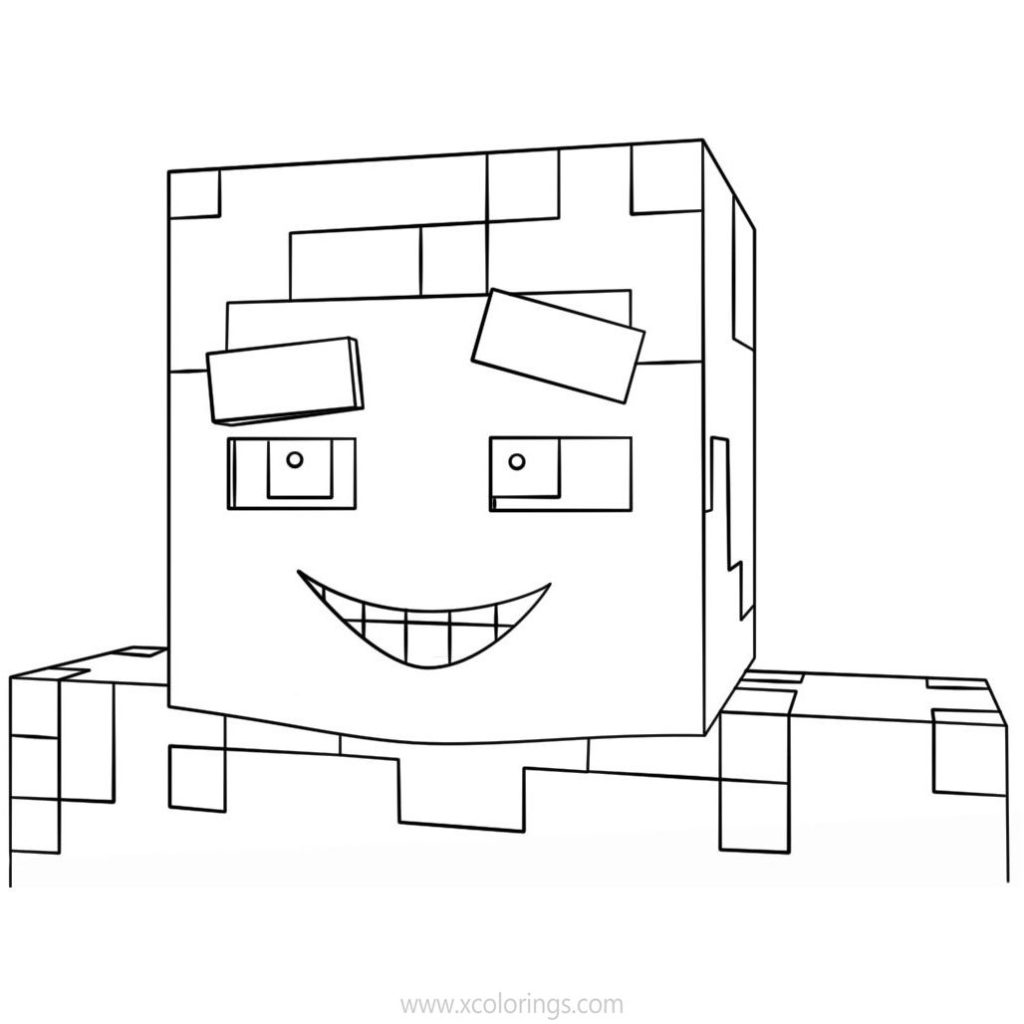 Minecraft Steve Coloring