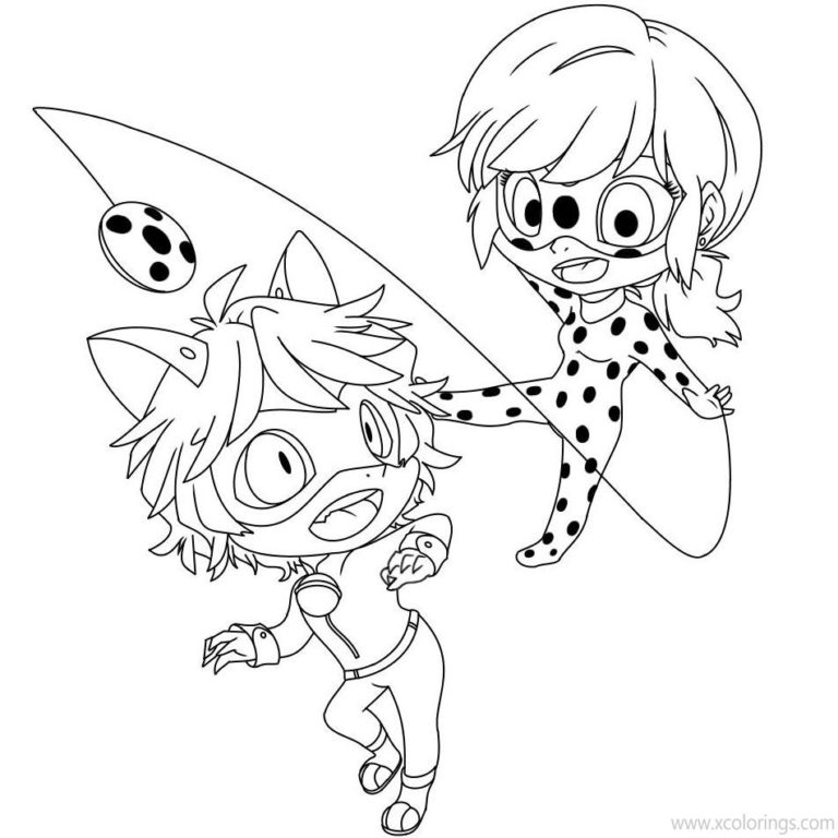 Mask of Miraculous Ladybug Coloring Pages - XColorings.com