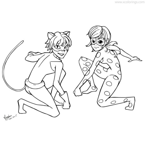 Mask of Miraculous Ladybug Coloring Pages - XColorings.com