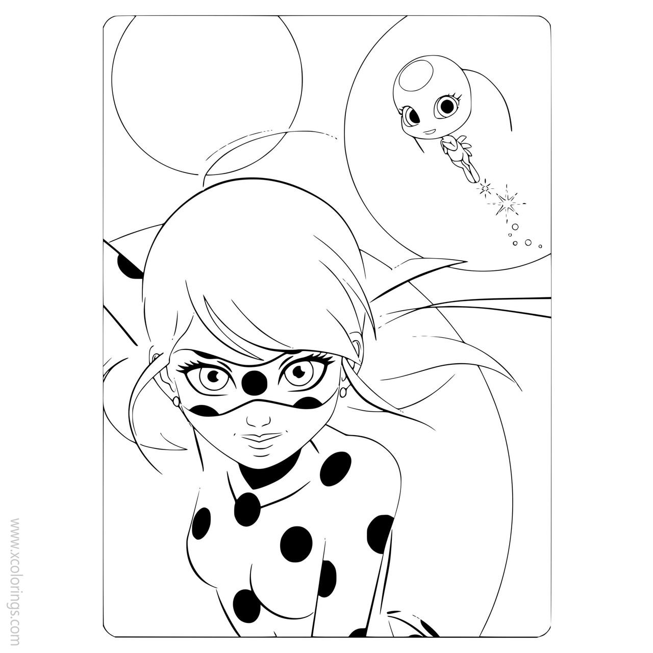Miraculous Ladybug Coloring Page Luxury Tikki Coloring Page Free ...