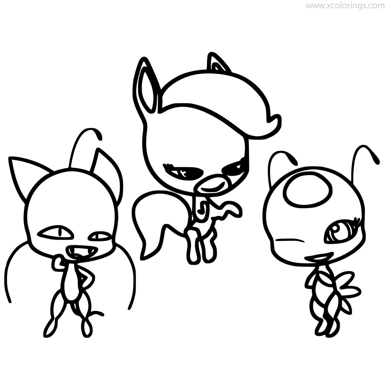 Tikki And Plagg Miraculous Ladybug Coloring Pages | My XXX Hot Girl