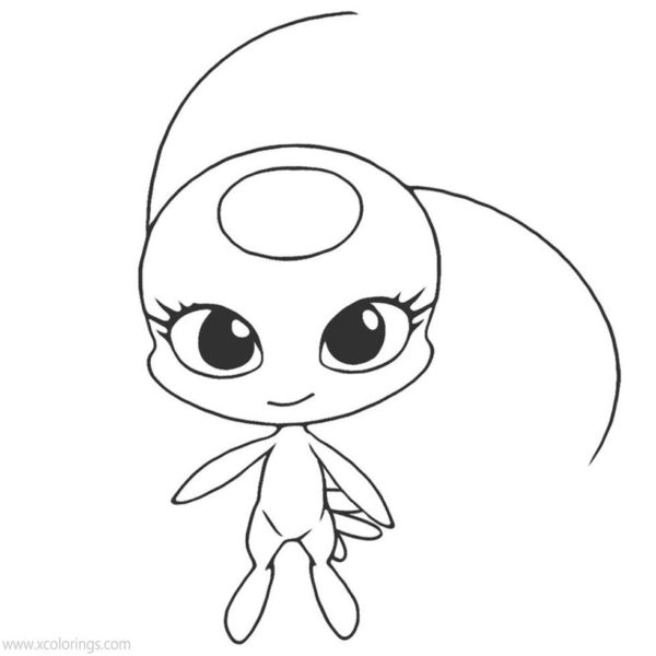 Miraculous Ladybug Coloring Pages Kwamis - XColorings.com