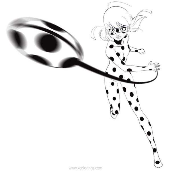 Miraculous Ladybug Coloring Pages Pollen Kwami - XColorings.com